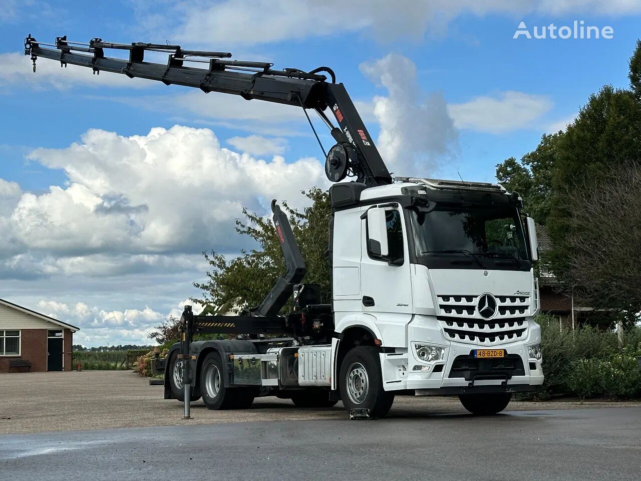 تریلی دارای بالابر قلابی Mercedes-Benz Arocs 2846!! !!6X2 KRAAN/HAAK!!TOP!!2019 ZERO EMISSIE 2030!! !!