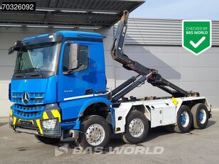 Mercedes-Benz Arocs 3245 8X4 HIAB XR26Z56 containersystem Steel Suspension Big camión con gancho