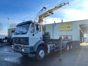 Mercedes-Benz SK 2631 Ampliroll 6x4 Atlas 140.1 Crane V6 Big Axle's Top Condit lastväxlare lastbil