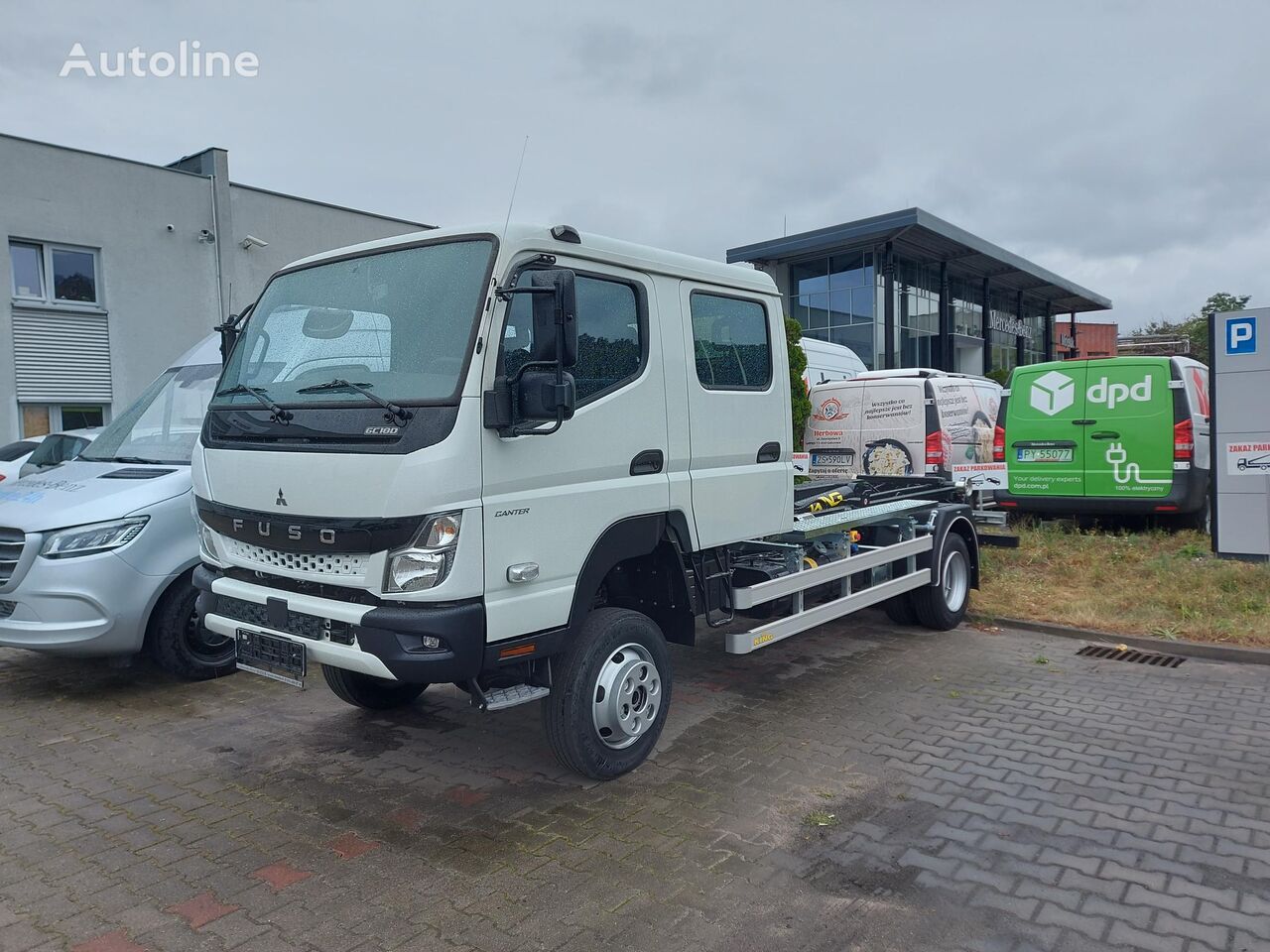 camion ampliroll Mitsubishi Fuso Canter 6C18D neuf