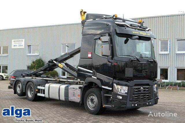 hákový nosič kontejnerů Renault C 480 DTI 13 6x2, Hyva 20-60-S, Lenk-Lift, Klima