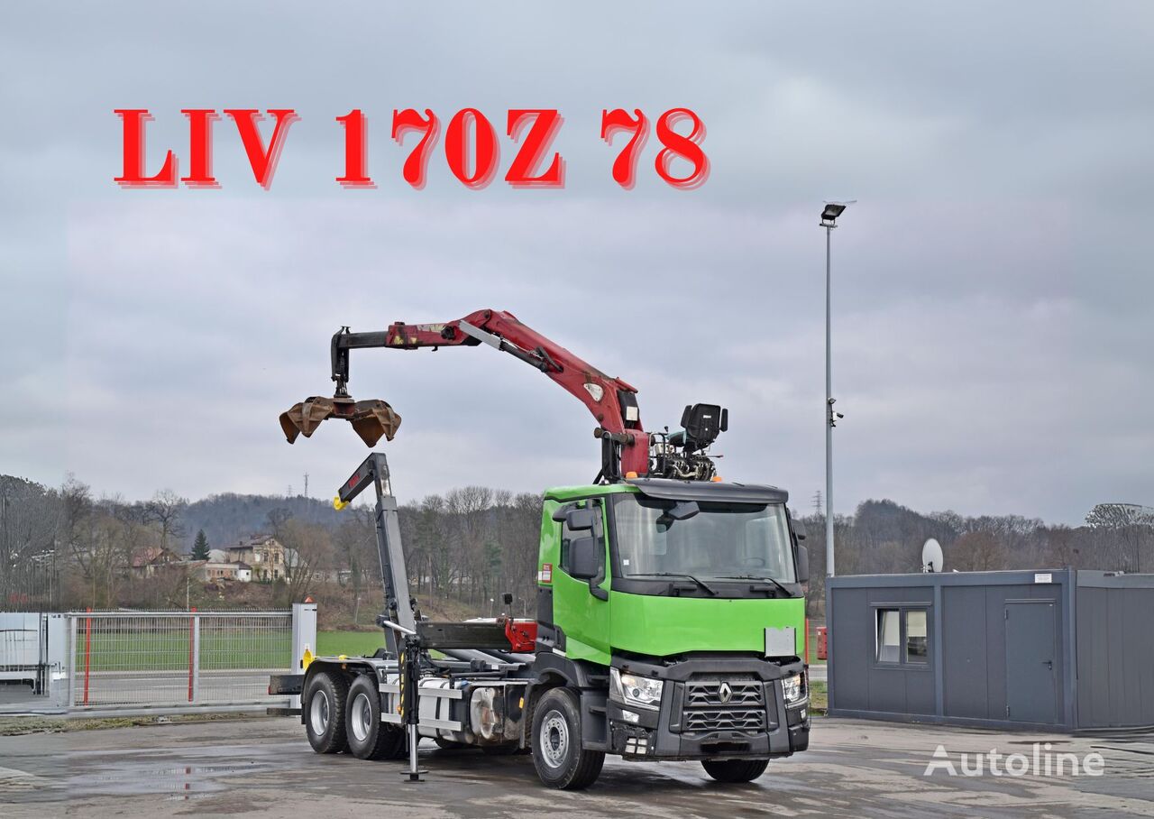 Renault C430 hook lift truck