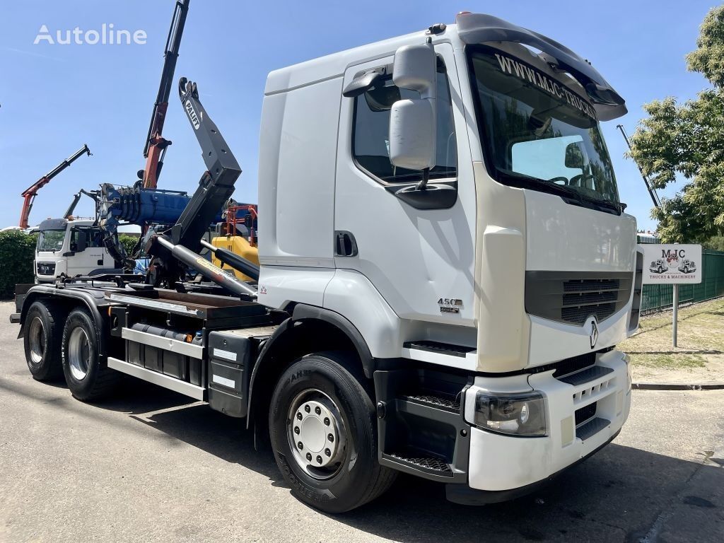 camion ampliroll Renault Lander 450 DXI EURO 5 - 6x4 - 20T PALLIFT HAAKSYSTEEM/ ABROLLKIP