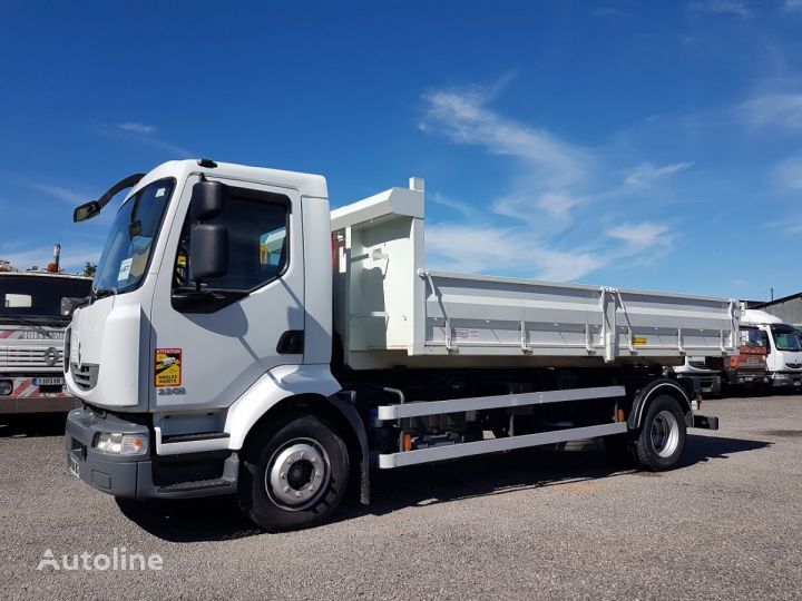 camion cu cârlig Renault Midlum 220dxi.13 DALBY SHM2 + BENNE