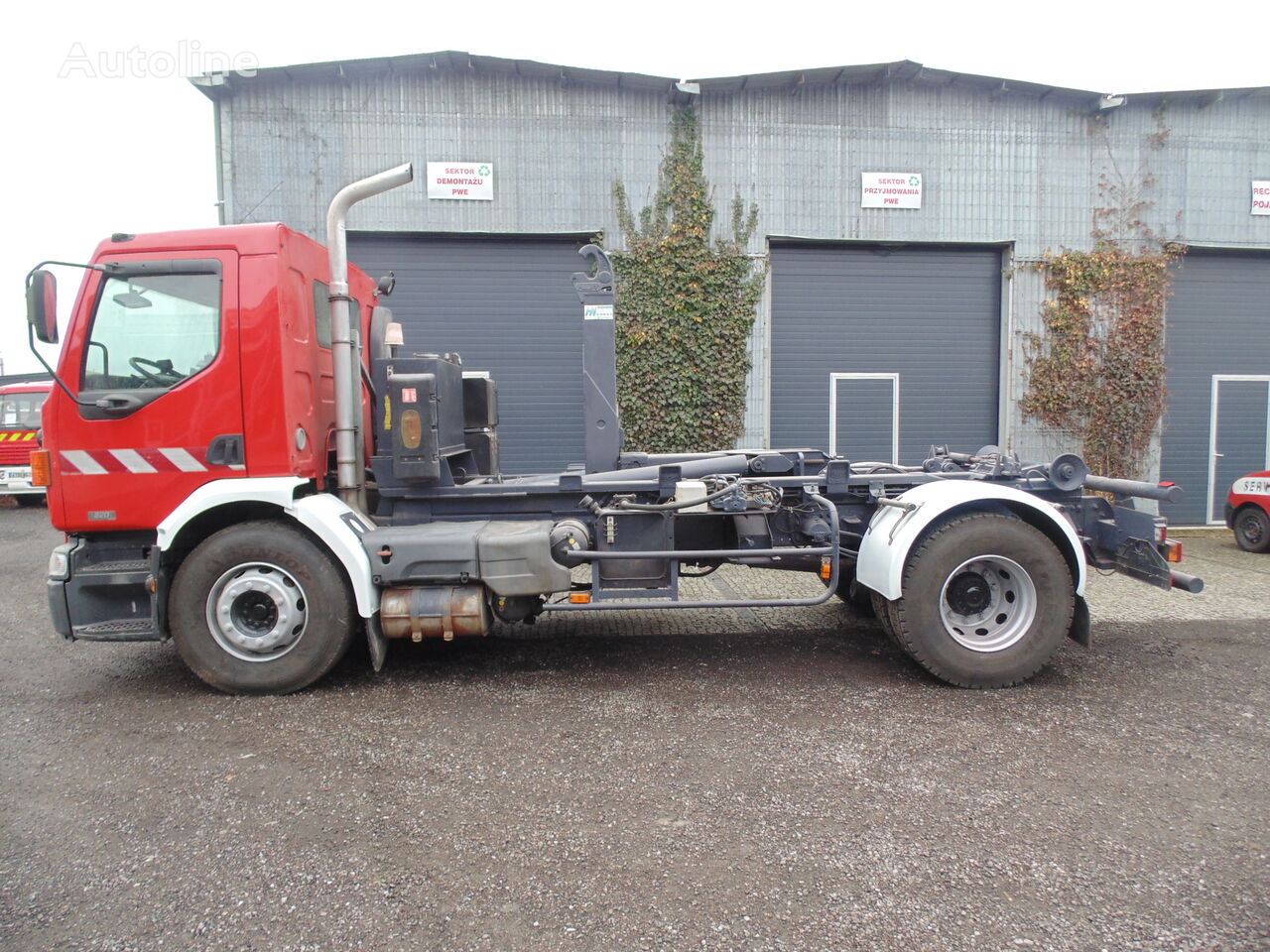 Renault Premium  hook lift truck