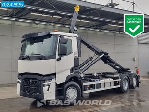 nový hákový nosič kontejnerů Renault T 480 6X2 HYVA 20-65-S Lift-Lenkasche GSR Euro 6