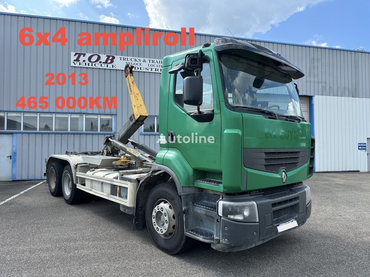 Renault lander 460 DXI hook lift truck