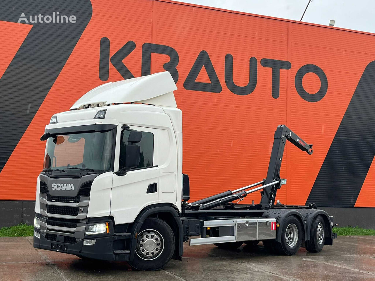 крюковой мультилифт Scania G 410 6x2*4 NEW MULTILIFT ULTIMA 18 TON / L=5600 mm