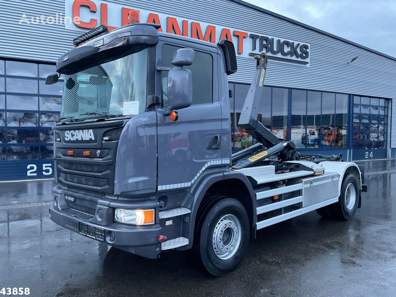 hákový nosič kontejnerů Scania G 410 Euro 6 Retarder Palfinger 15 Ton haakarmsysteem Just 150.6