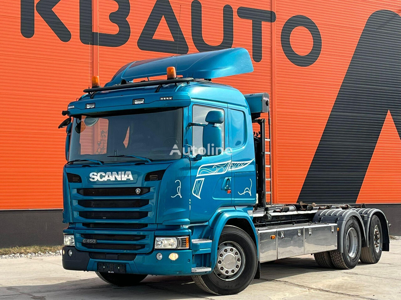 camion cu cârlig Scania G 450 6x2*4 HIAB XR 20 ton / L=5300 mm