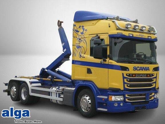 крюковой мультилифт Scania G 450 LB 6x2, VDL S-21-6200, Klima, Alu-Felgen