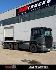 Scania G450 SCARRABILE 4 ASSI RETARDER hook lift truck