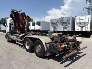 Scania G480 6x2 Abroller mit Kran  ,Retarder, Euro 5, Schrottgreifer hook lift truck