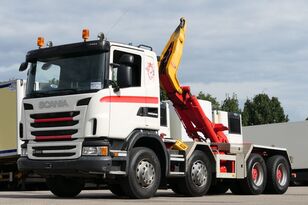 Scania G480 Abrollkipper Moser Retarder 8×4 Kamera E5 hook lift truck