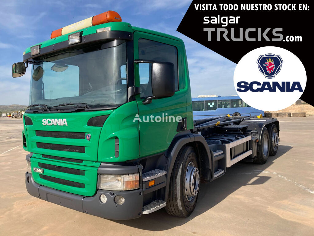 Scania P 340 haakarm vrachtwagen