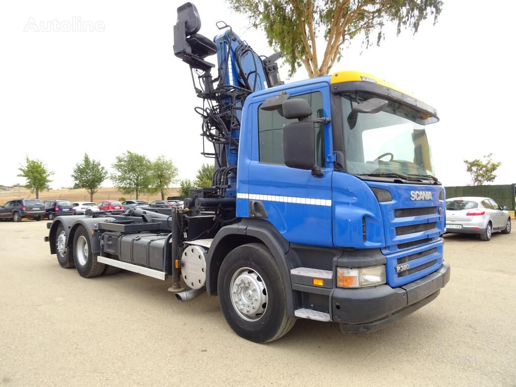 Scania P 380 hook lift truck