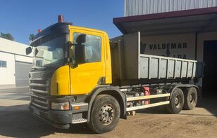 Scania P 380, 6x4 hook lift truck
