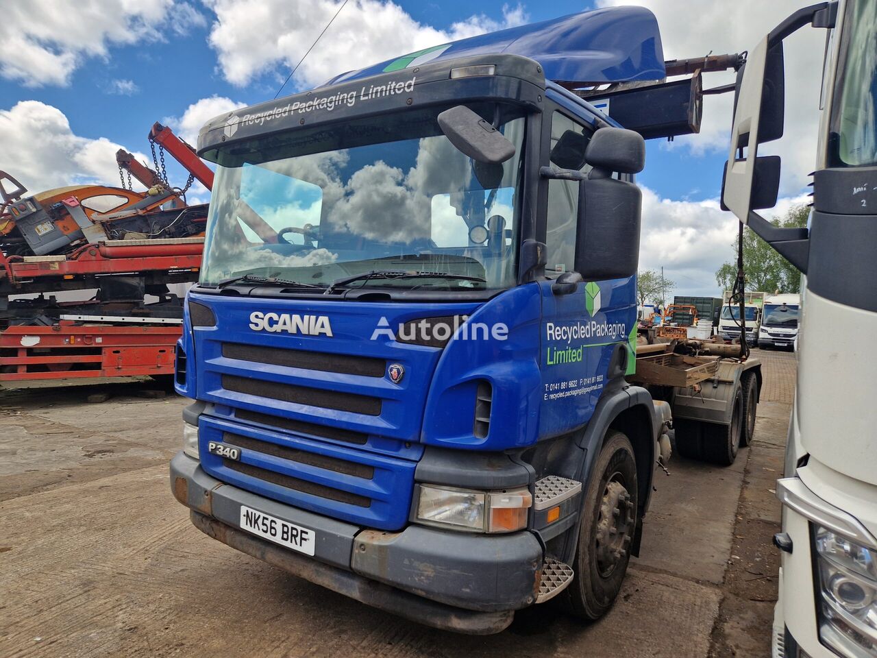 camion ampliroll Scania P340