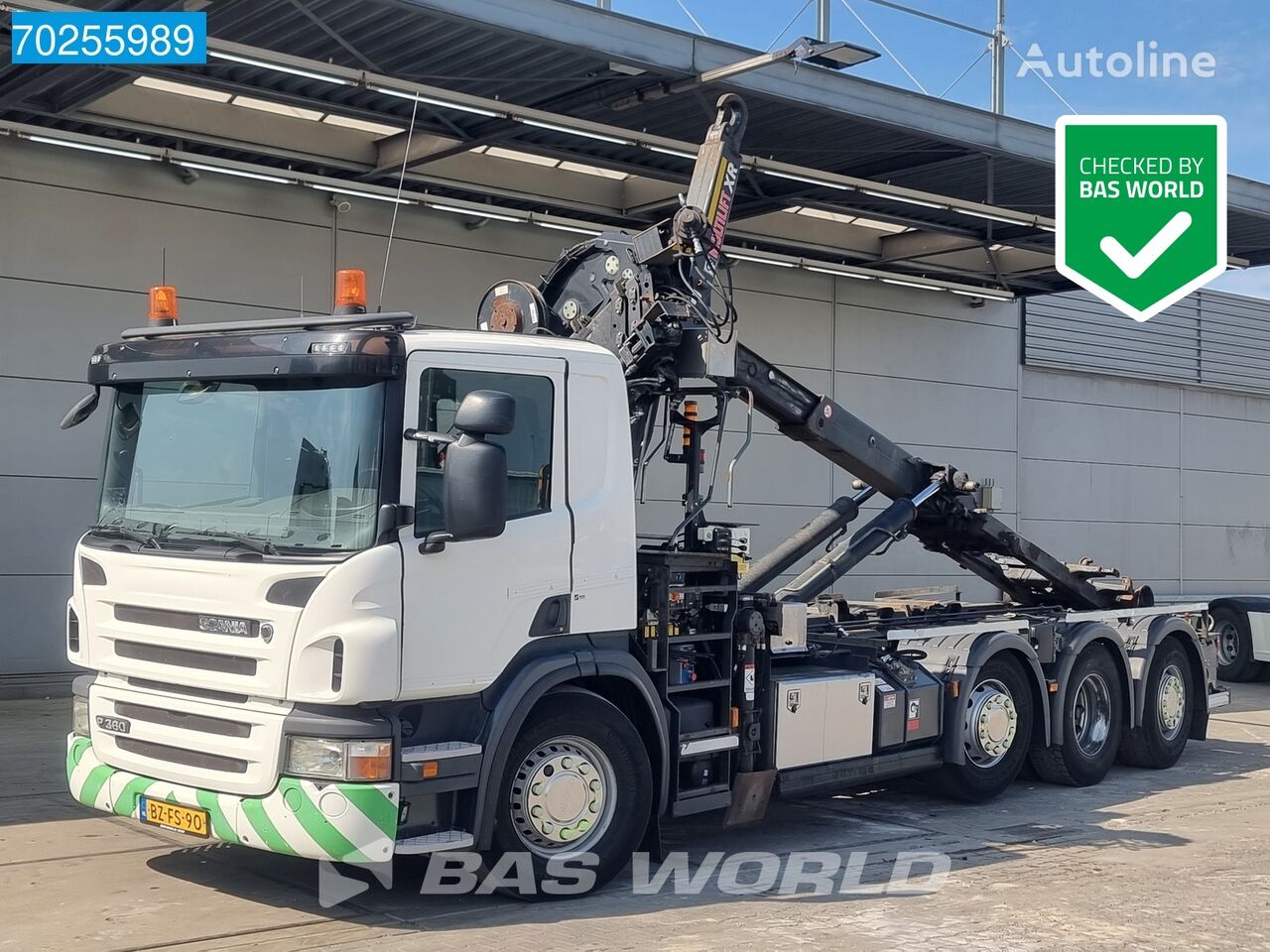 Scania P360 8X2 NL-Truck HIAB 211 E-3 HIPRO Kran Crane 21tons Hiab Euro camión con gancho