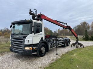 Scania P380 6x4 Full steel  hook lift truck