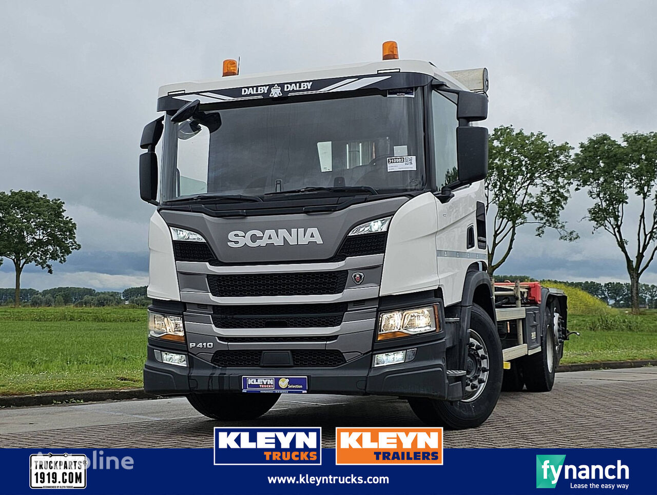 Scania P410 6x2*4 dalby hooklift kravas automašīna pacēlājs ar āķi