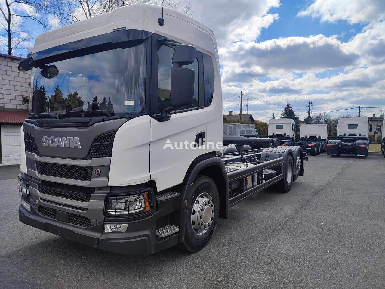 neuer Scania P410 B Abrollkipper