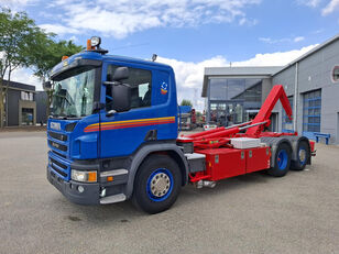 крюковой мультилифт Scania P410 / JOAB HOOK / LIFT+LENKACHSE / 745151 KM / NAVI / FRIDGE /