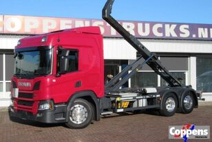 Scania P450 6x2 Euro 6 フックリフトトラック