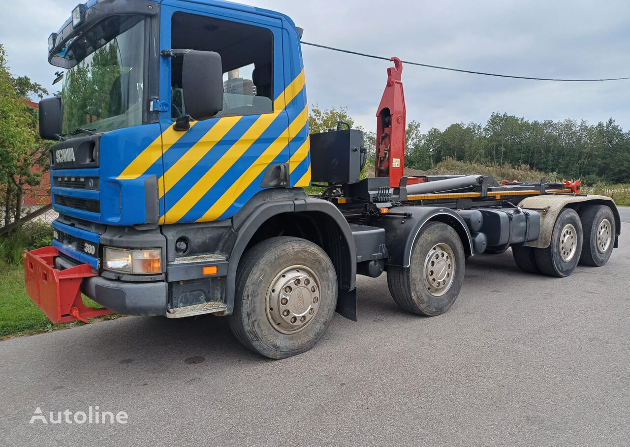 Scania P94 hook lift truck