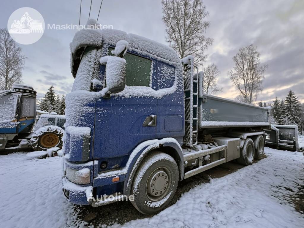 camion cu cârlig Scania R 124 GB 470