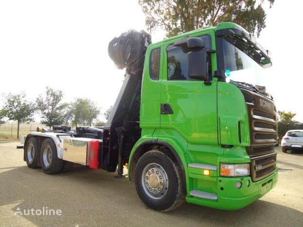 Scania R 420 hook lift truck