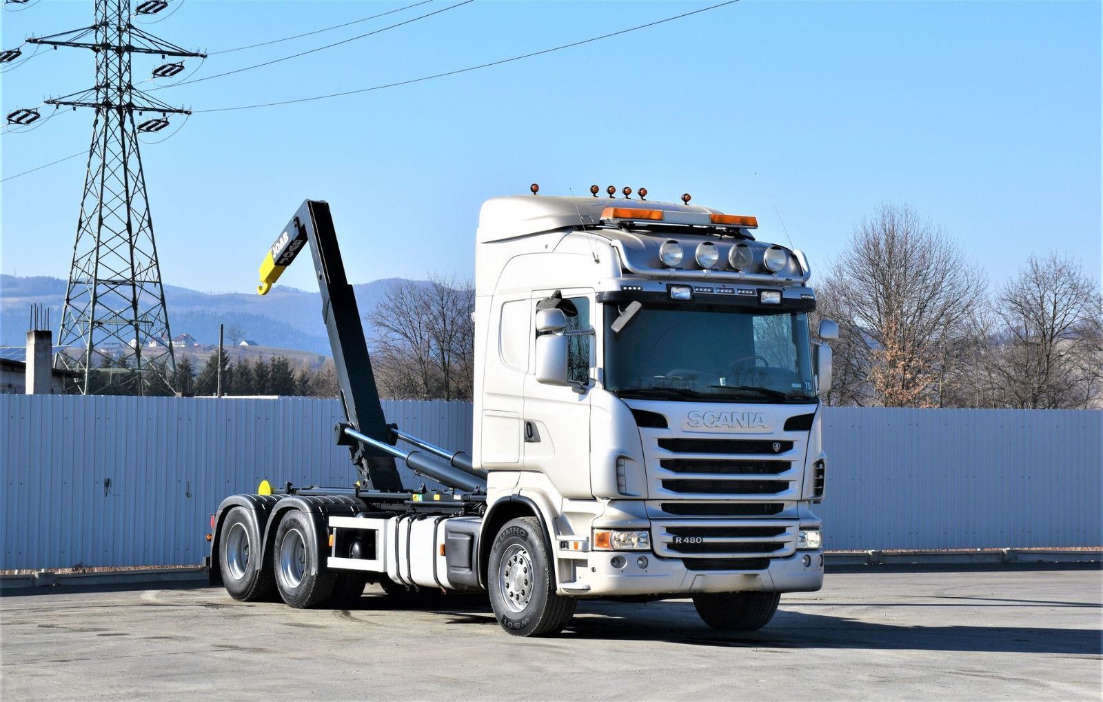 Scania R 480 hook lift truck