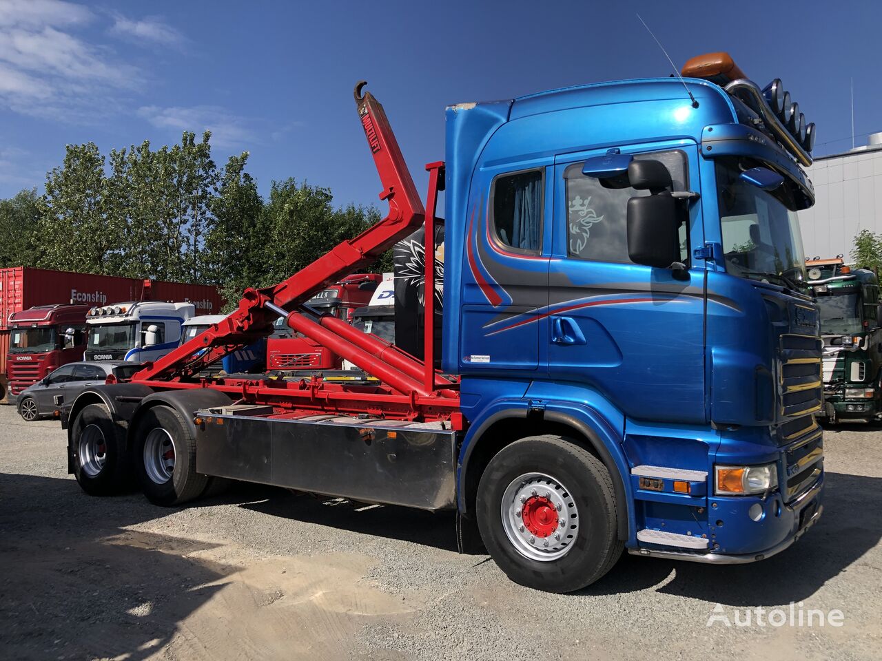 Scania R 480 LB HSA haakarm vrachtwagen