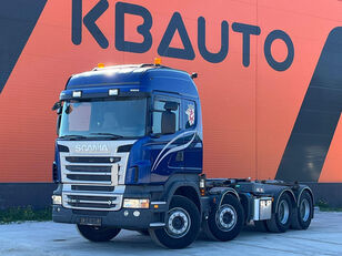 крюковой мультилифт Scania R 500 8x4 HIAB XR 24 ton / L=5900 mm / FULL STEEL / BIG AXLES