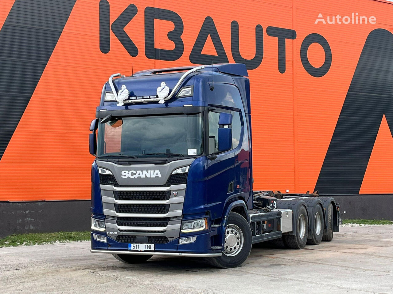 camion ampliroll Scania R 500 8x4*4 HIAB XR 21 ton / L=6300 mm / RETARDER