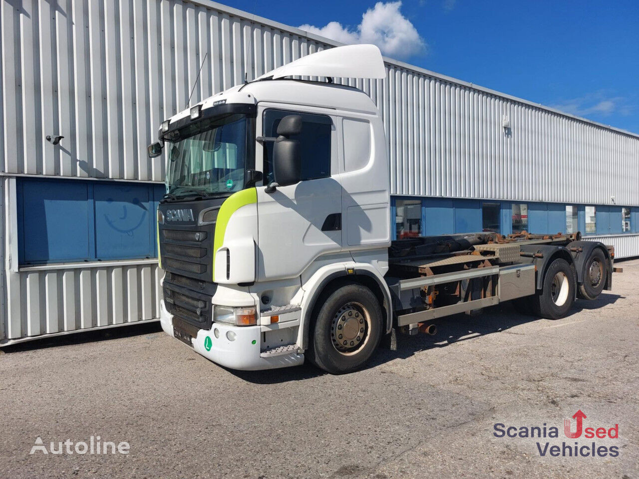 Scania R 500 LB6x2MNB EEV Abrollkipper HYVALIFT 2058 SK hook lift truck