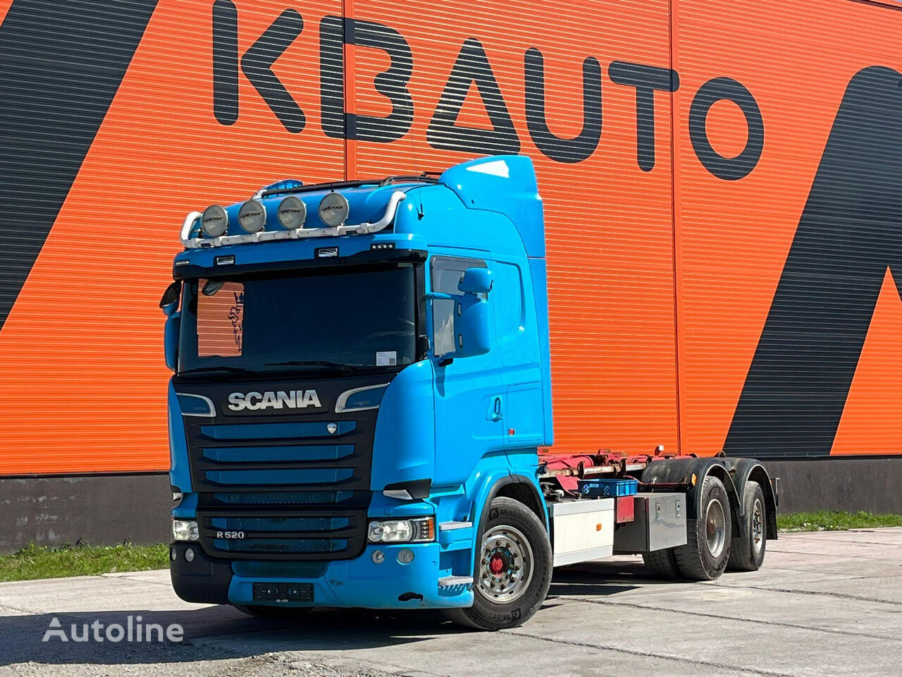 Scania R 520 6x2*4 MULTILIFT 20 ton / L=5600 mm / RETARDER kravas automašīna pacēlājs ar āķi