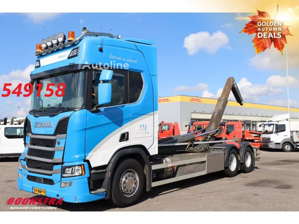 بيع شاحنة ذات الخطاف Scania R R500 | Autoline SD شاحنة ذات الخطاف Scania R R500 - Autoline