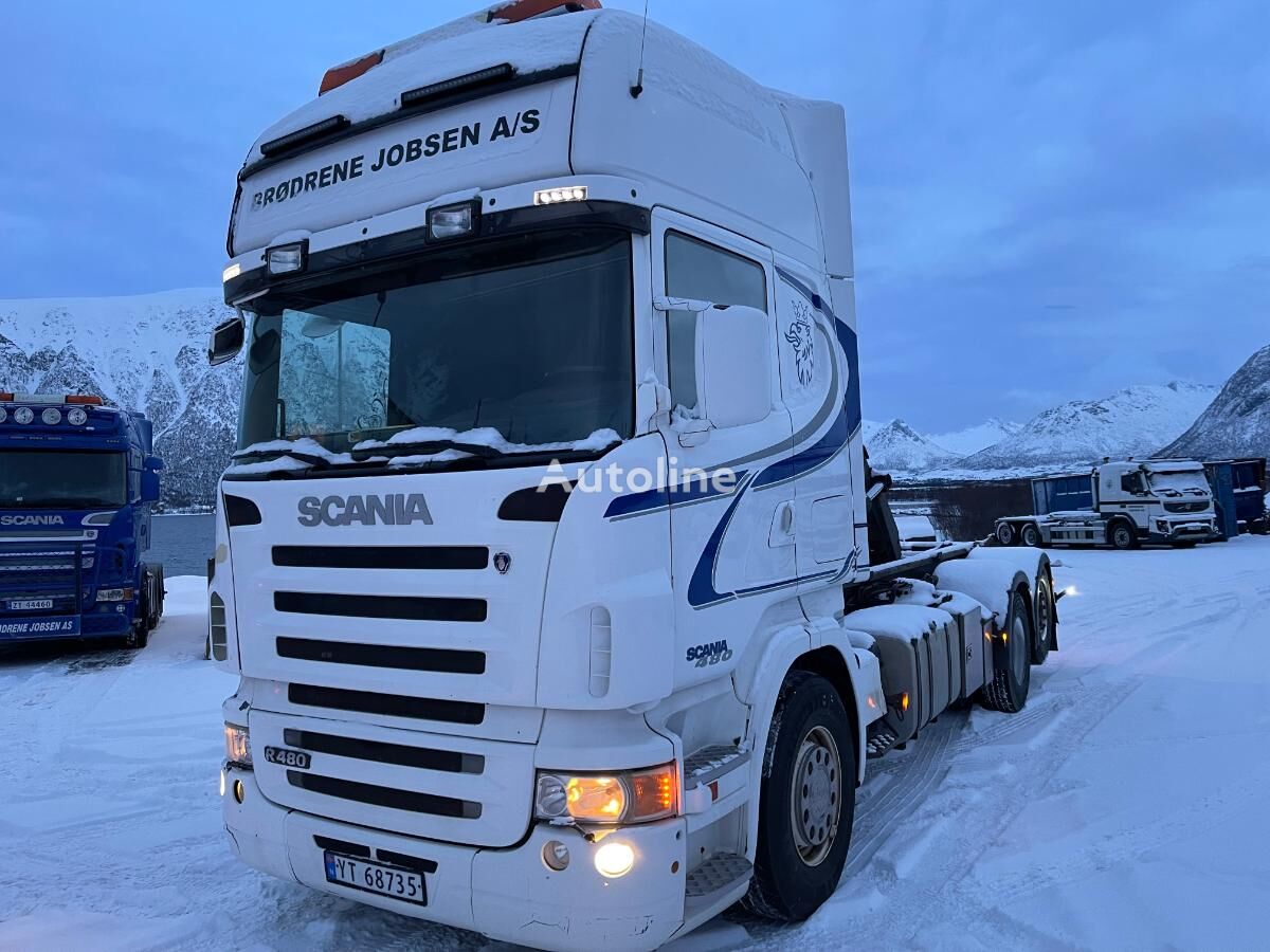 شاحنة ذات الخطاف Scania R-serie 6X2 Krokløft Eu godkjent til 28.08.2025