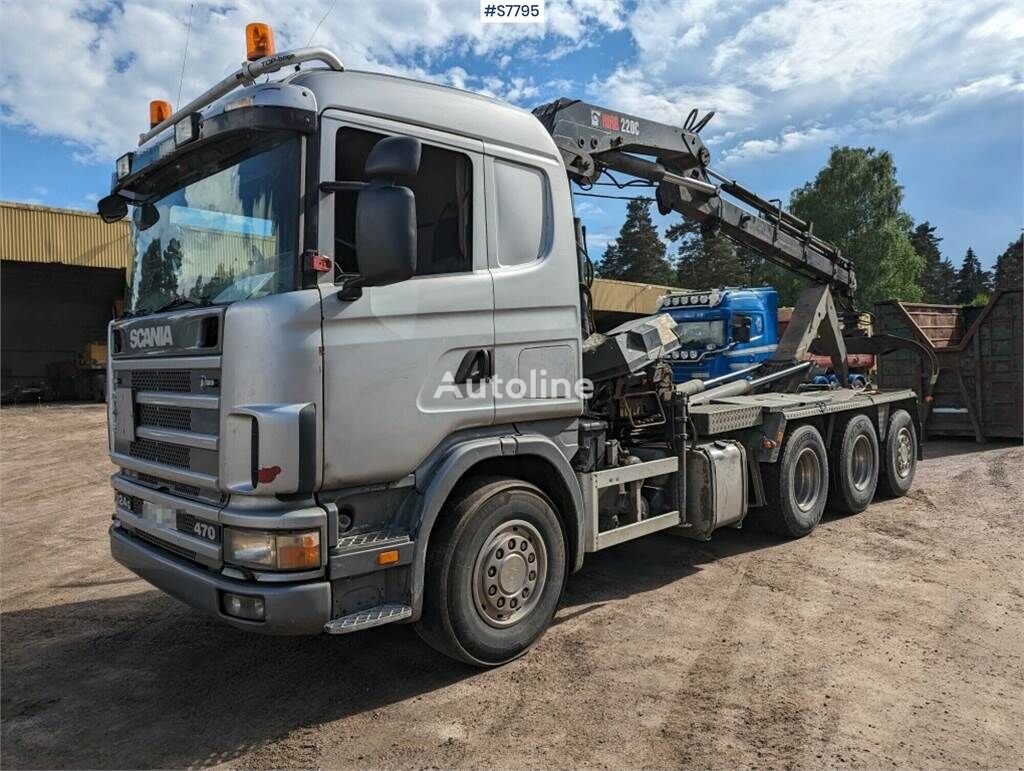 camion cu cârlig Scania R124GB8X4 4NA470