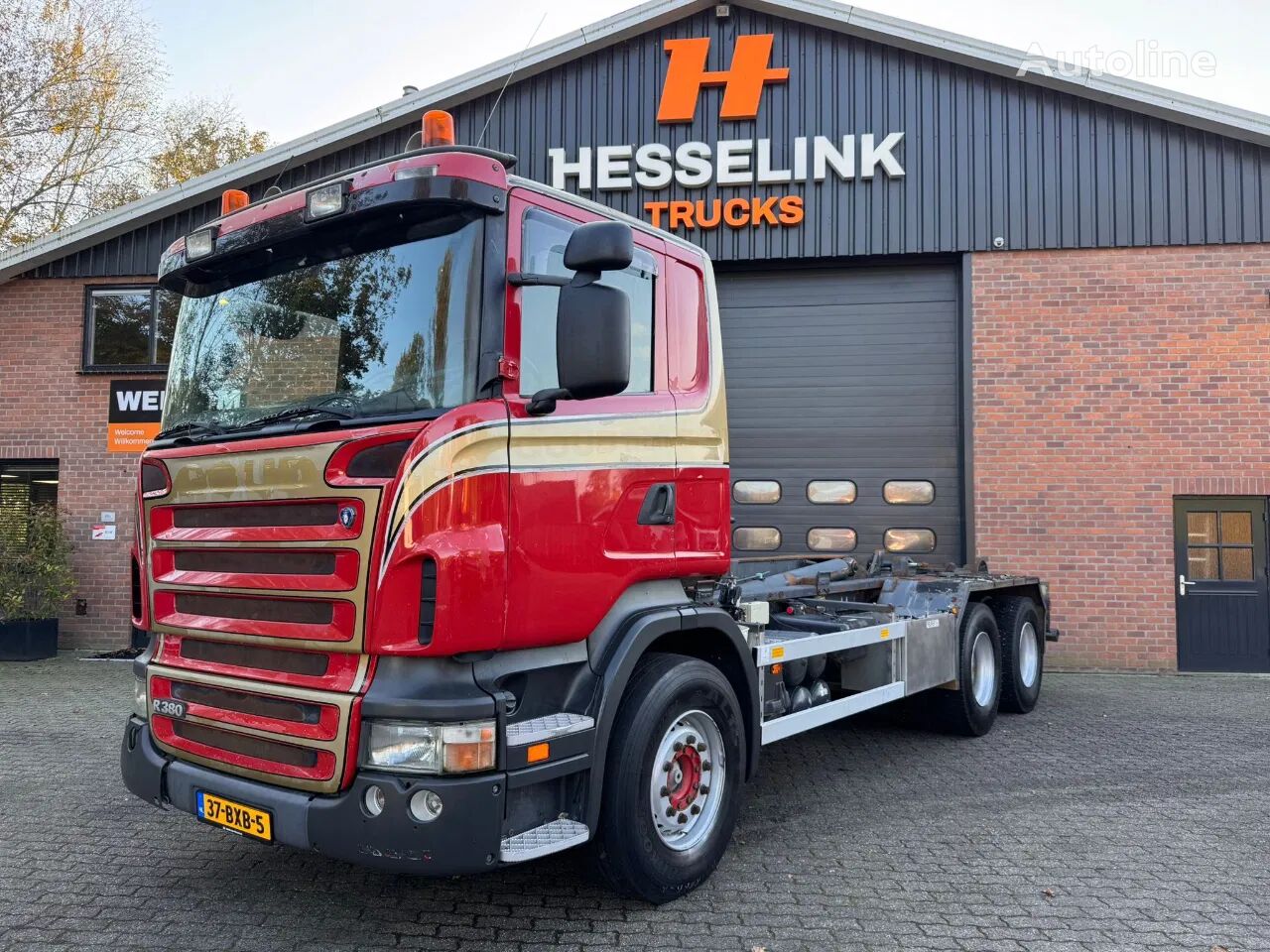 Scania R380 6X4 Haakarm/Hooklift Manual Retarder NL Truck hook lift truck