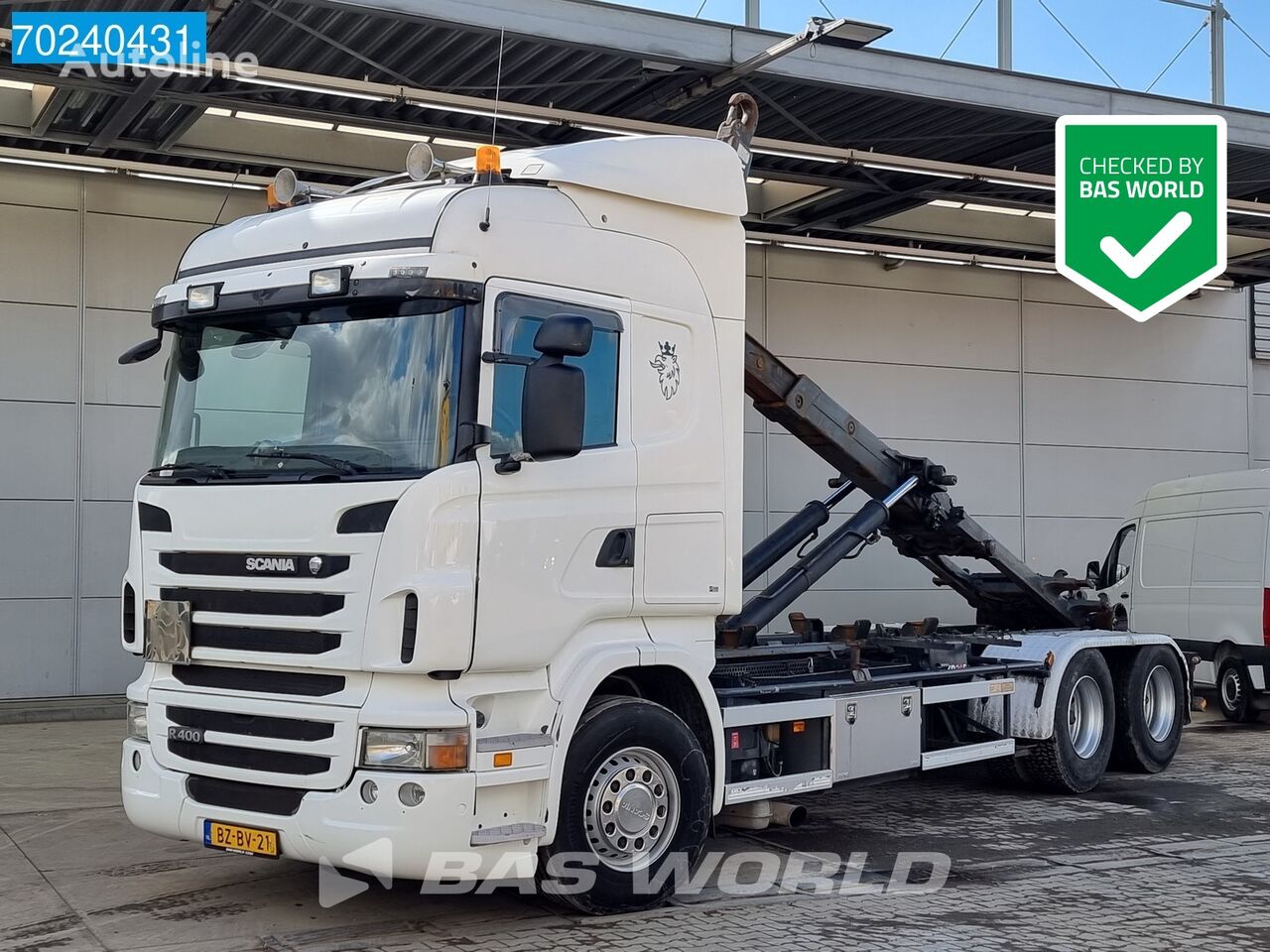 Scania R400 6X2 NL-Truck HIAB XR21S61 Liftachse Euro 5 haakarm vrachtwagen