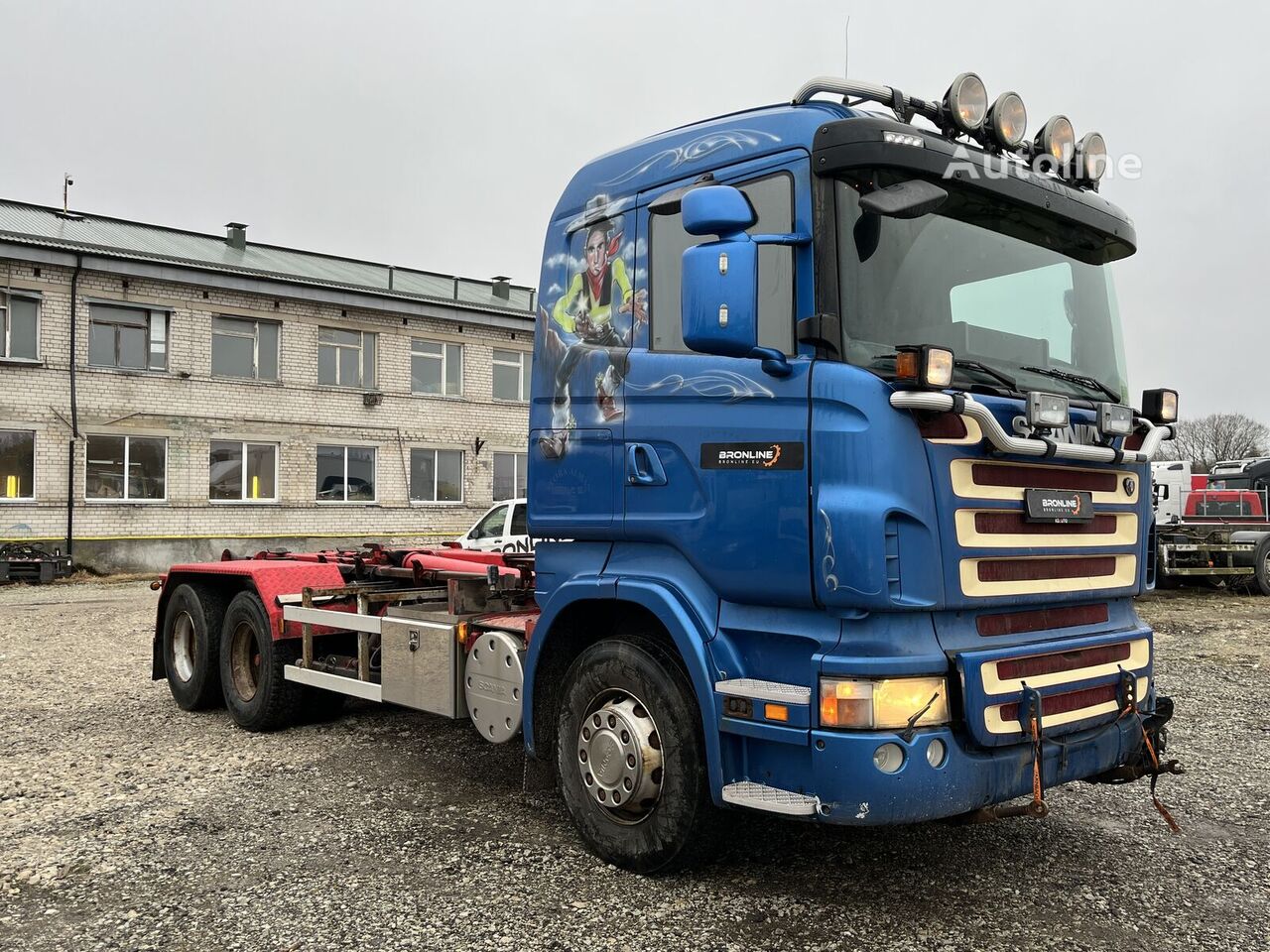 Scania R420 hook lift truck