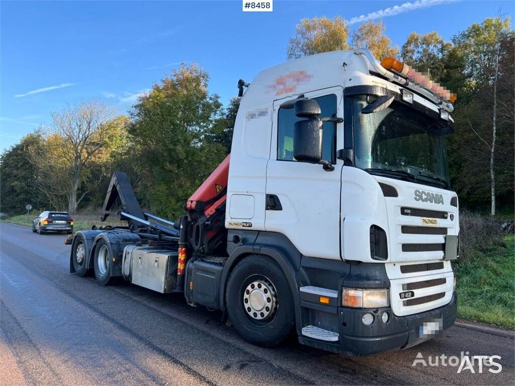 ciężarówka hakowiec Scania R420 6x2