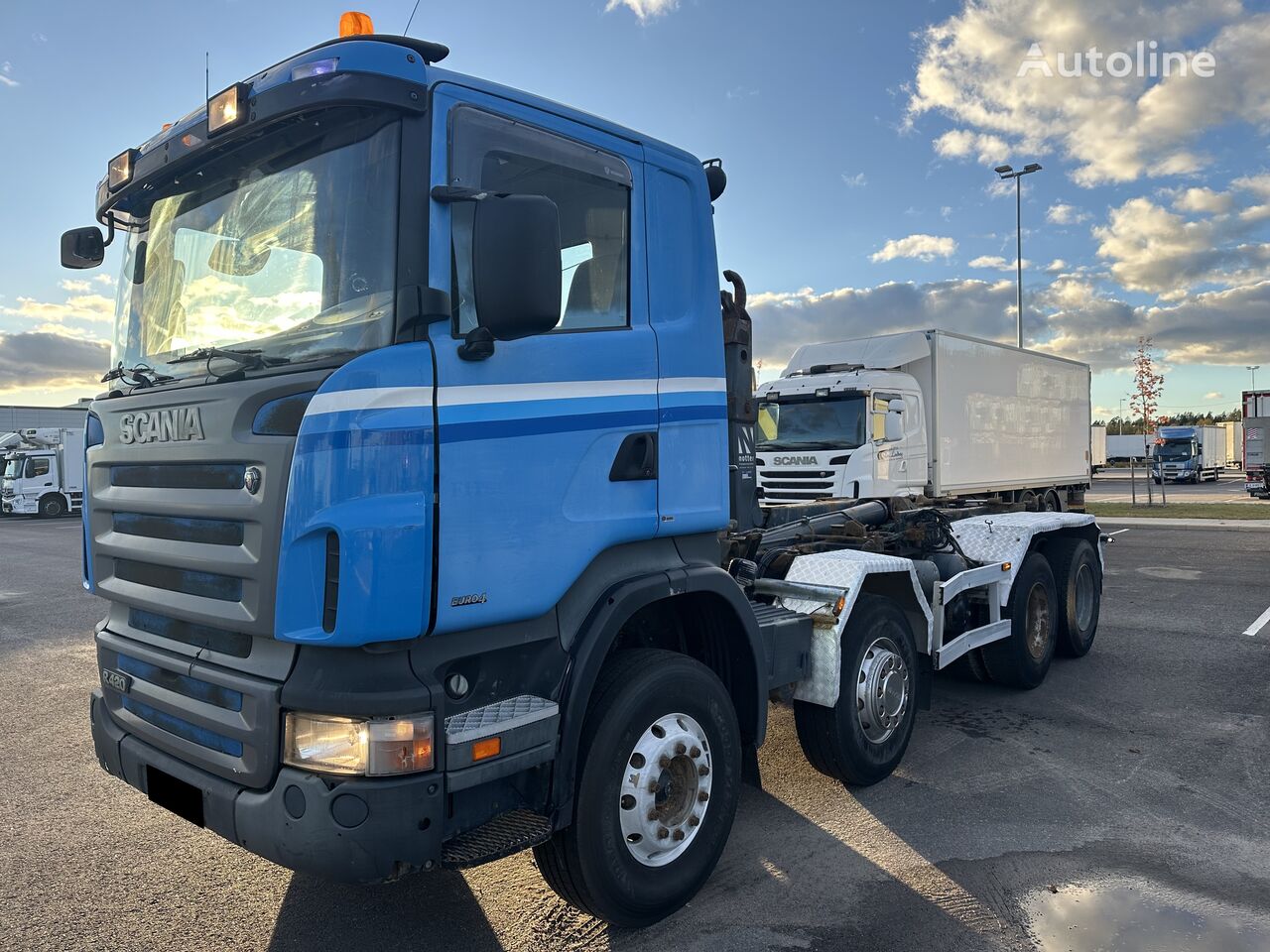 Scania R420 8X4 Multilift 20T hook lift truck