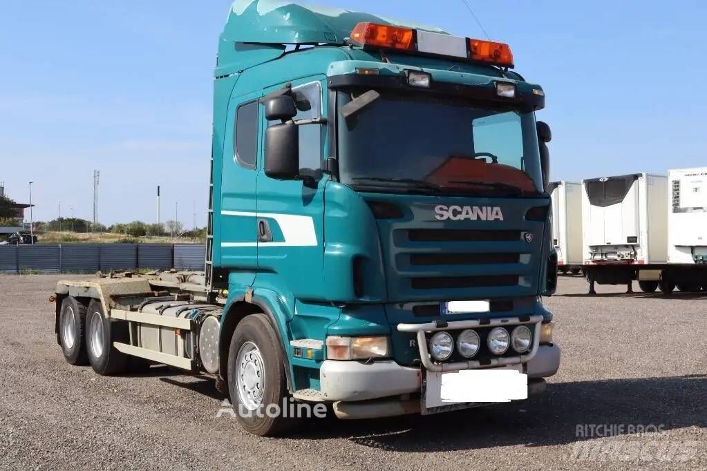 Scania R420LB6X2HHZ Serie 7089 camión con gancho