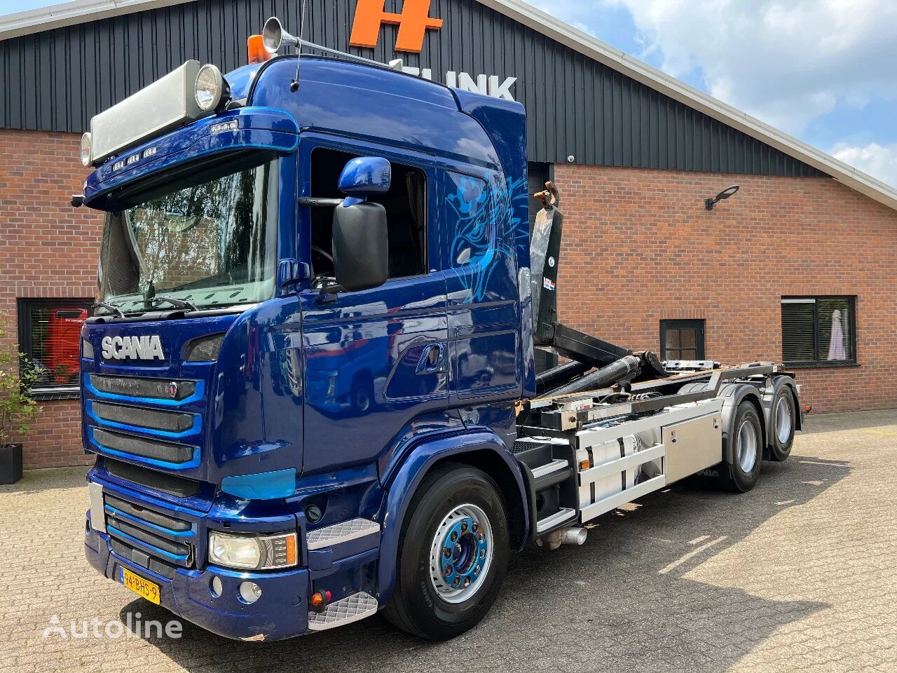 Scania R450 6X2 21T VDL Haakarm Hooklift 588.740KM! NL Truck! Full air kamion rol kiper