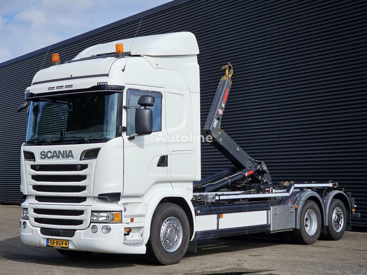 شاحنة ذات الخطاف Scania R450 6x2*4 / EURO 6 / HOOKLIFT / ABROLKIPPER