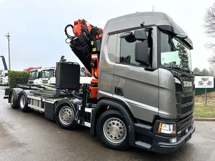 Scania R450 8x2 NGS HOOKLIFT + (33m!) PALFINGER PK29002 + JIB - *37.000 hook lift truck