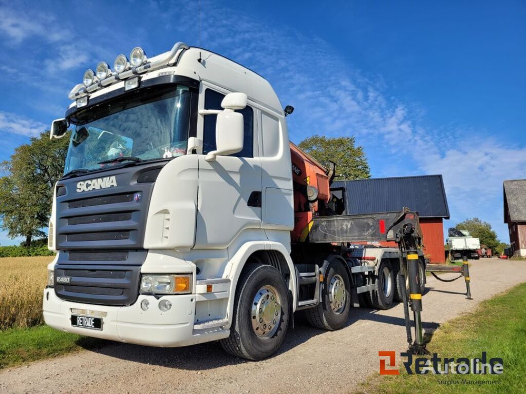 Scania R480 hook lift truck